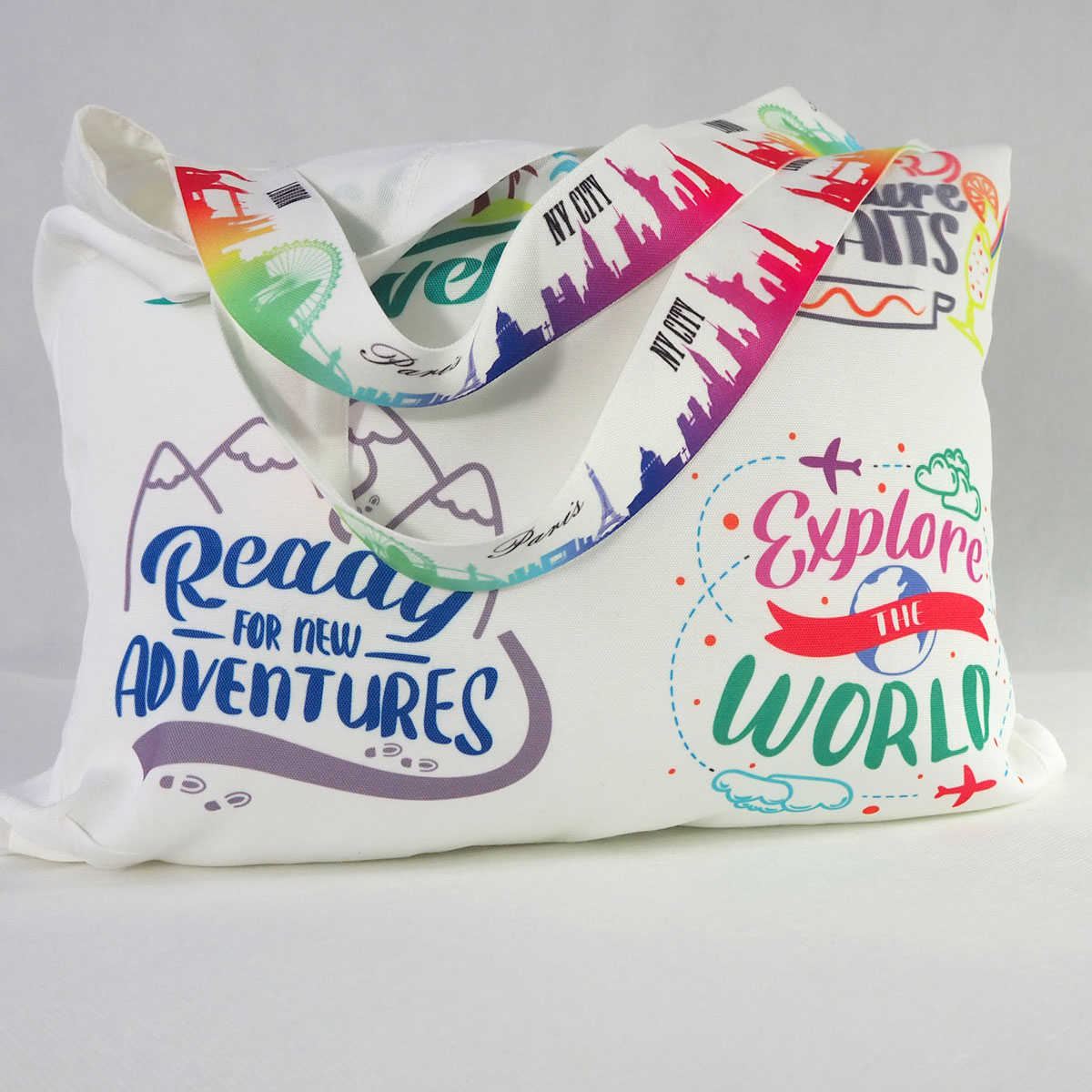 Tote bag with handles for sublimation