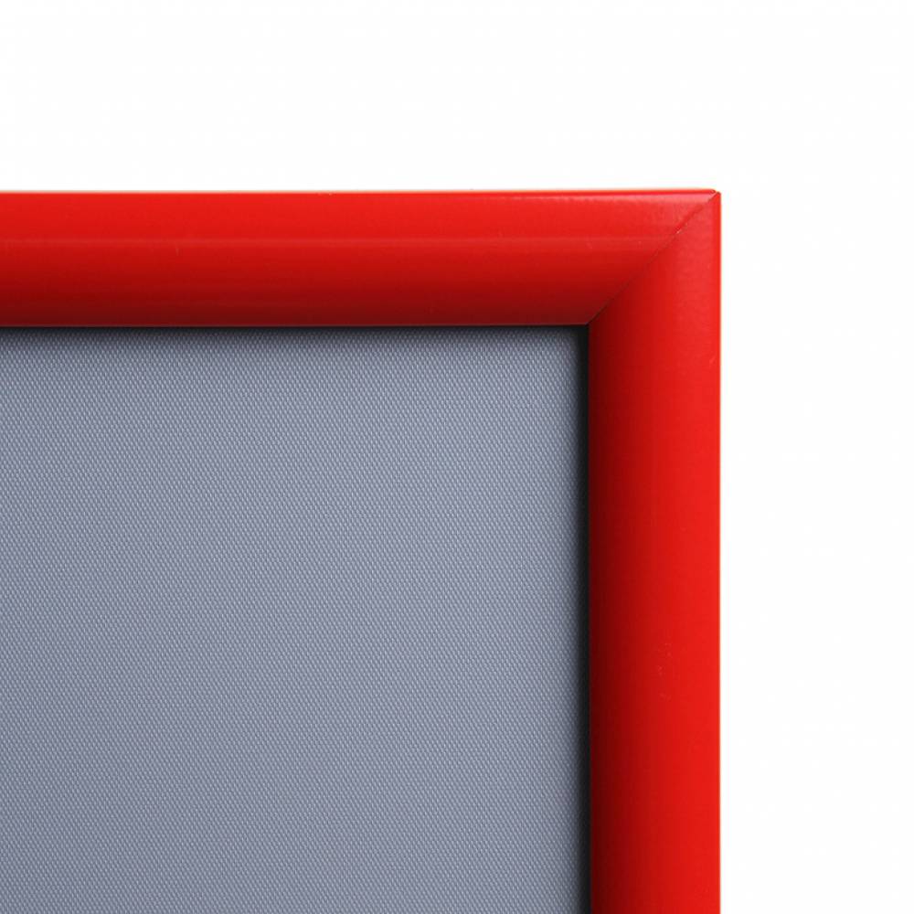 Snap frame with sharp corners