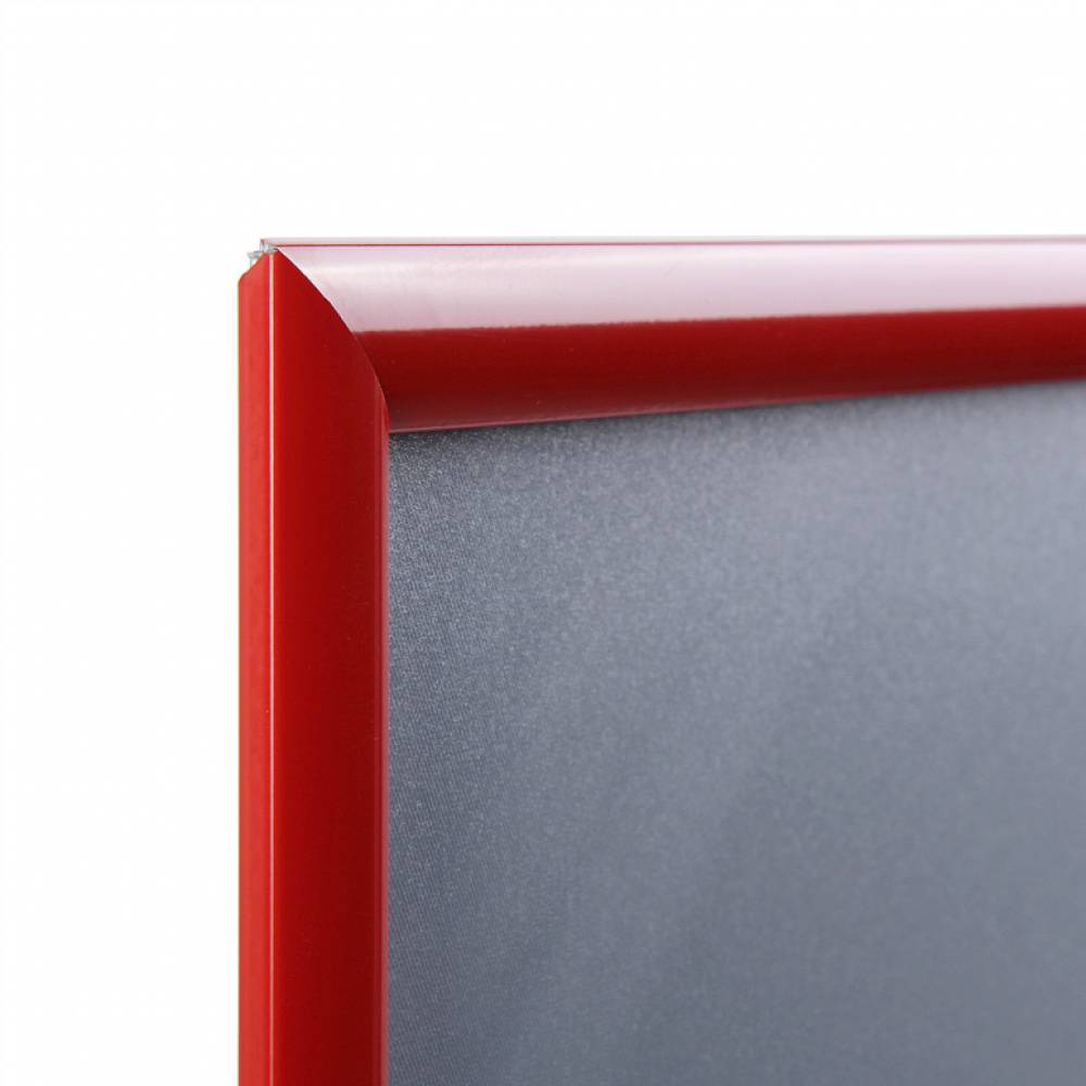 Snap frame with sharp corners