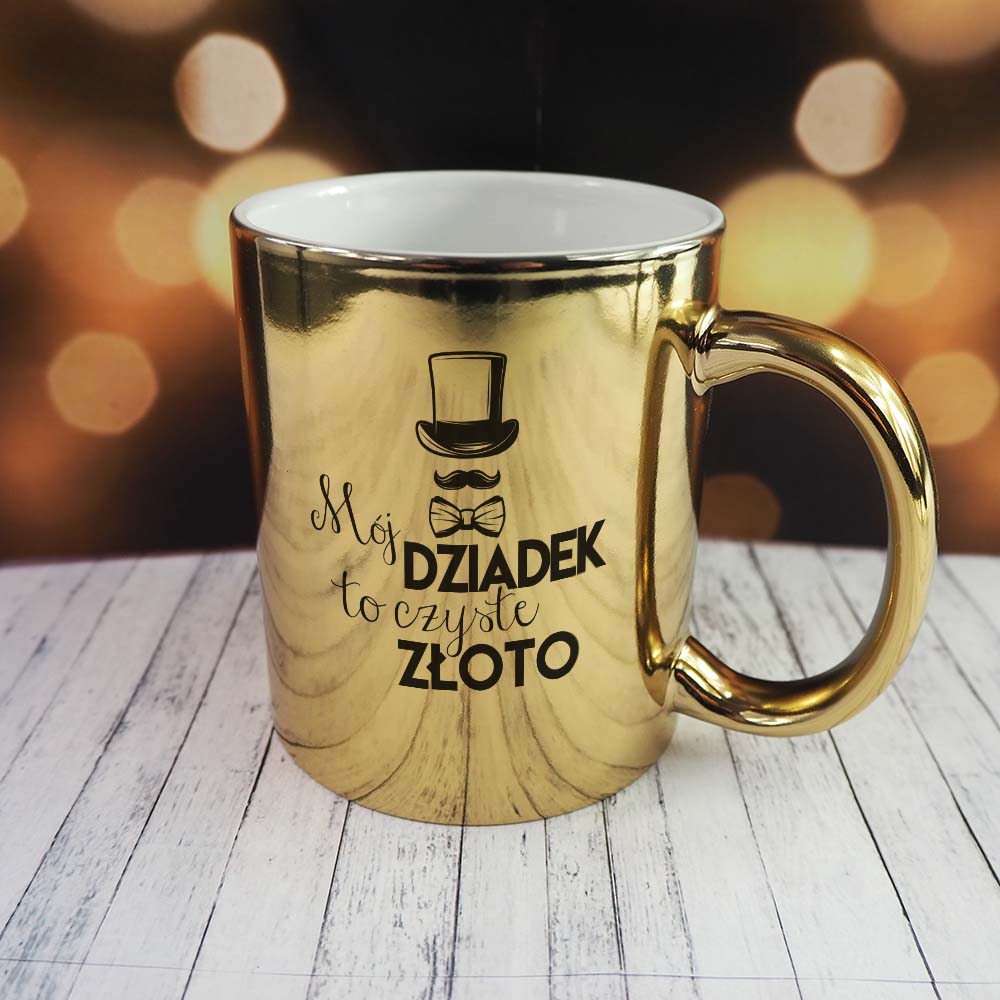 Glossy metallic sublimation mug