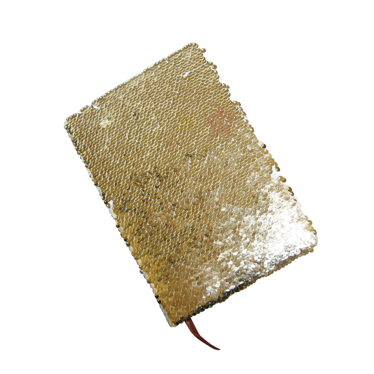 Notebook - diary with two-color thermo sequins for sublimation cover