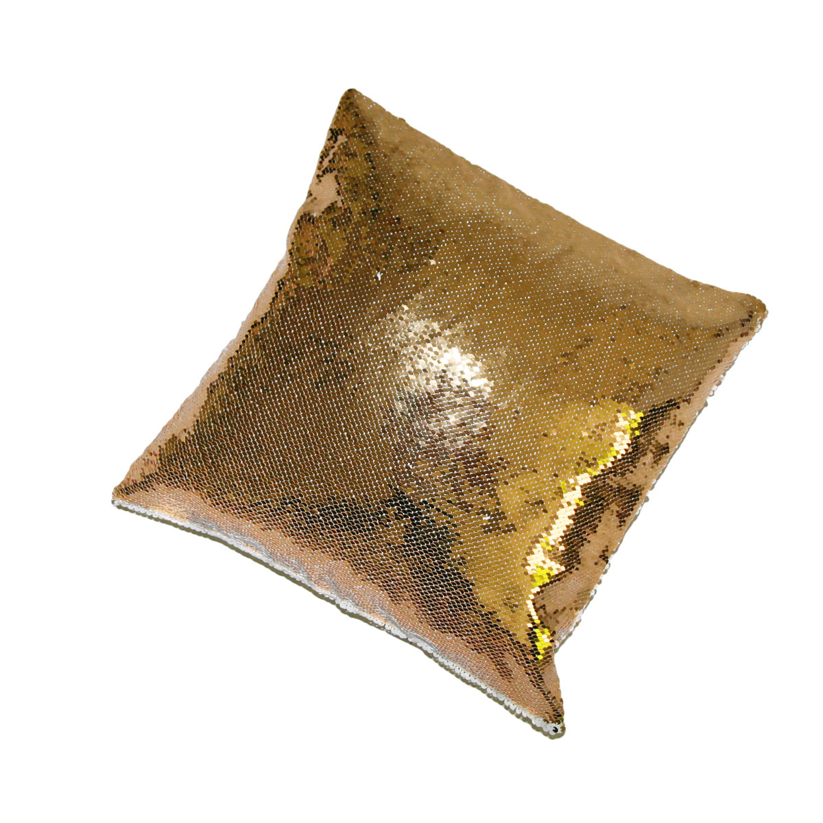 Cushion cover with two-color thermo sequins for sublimation