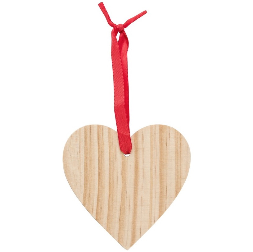 Wooden hanger "Heart" to print