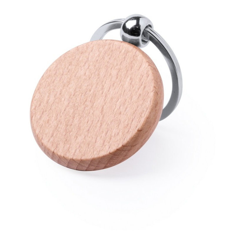 Circular wooden keychain to print - 10 pieces