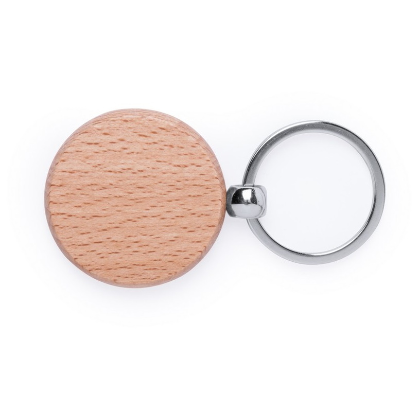 Circular wooden keychain to print - 10 pieces