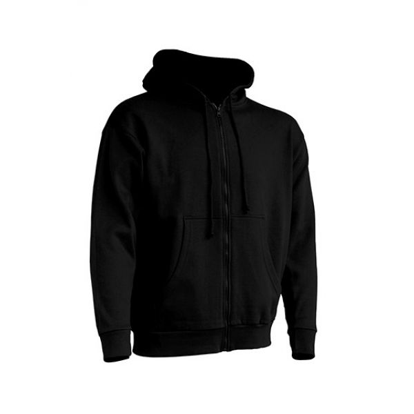 Men’s sweatshirt with zip for printing