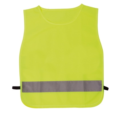 Yellow, reflective vest - for kids