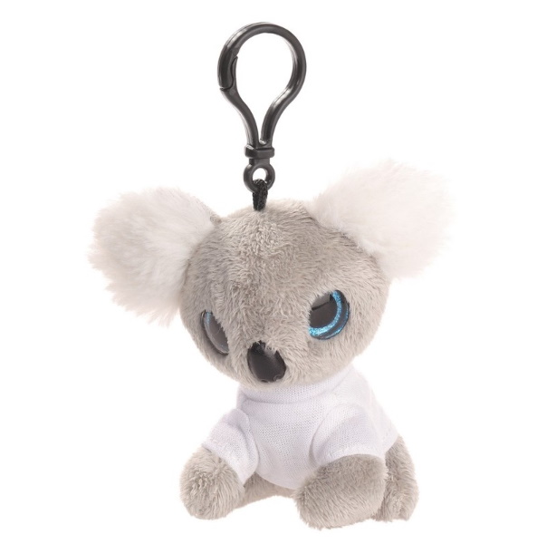 Key ring plushy koala with t-shirt for sublimation