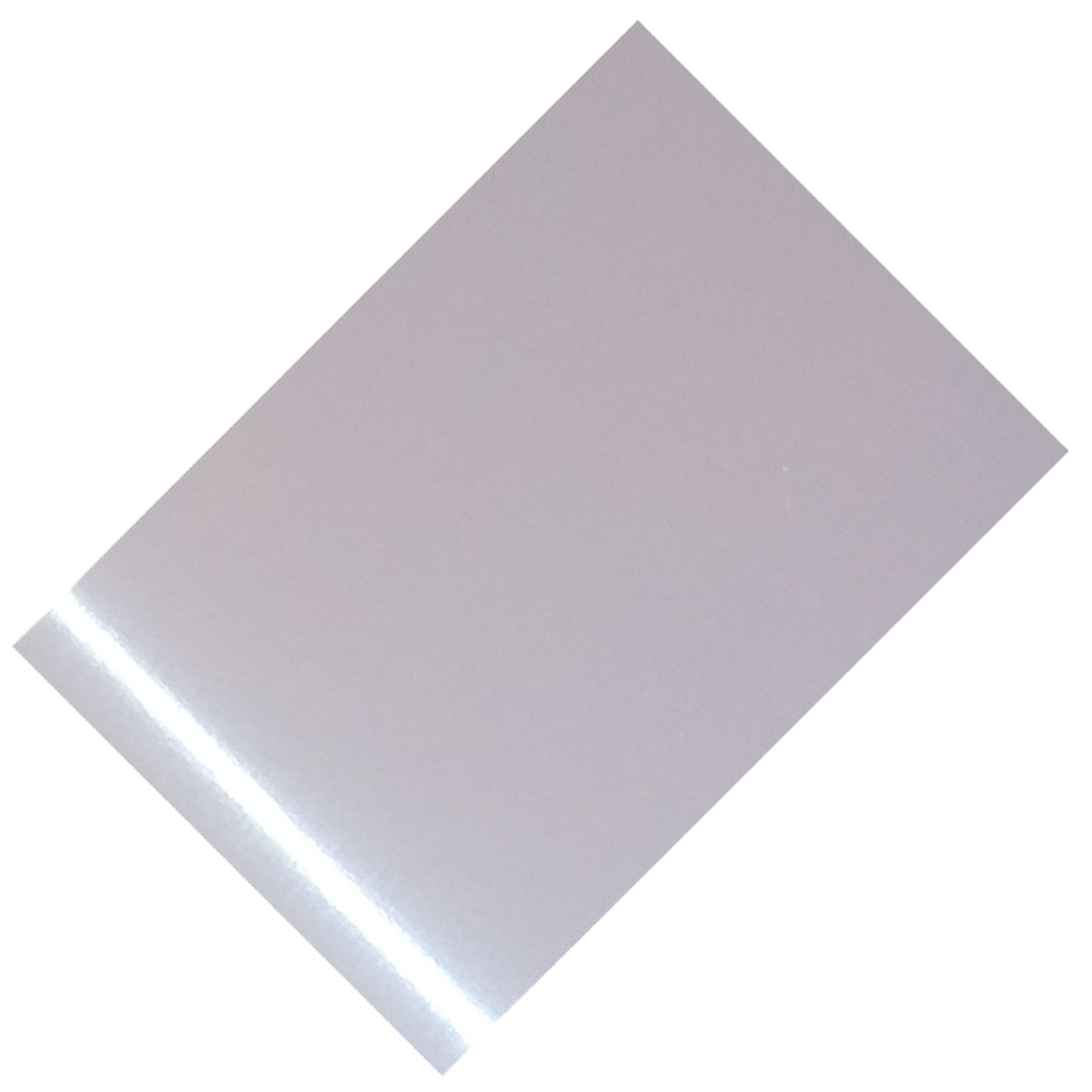Mirrored aluminium plate for sublimation overprint