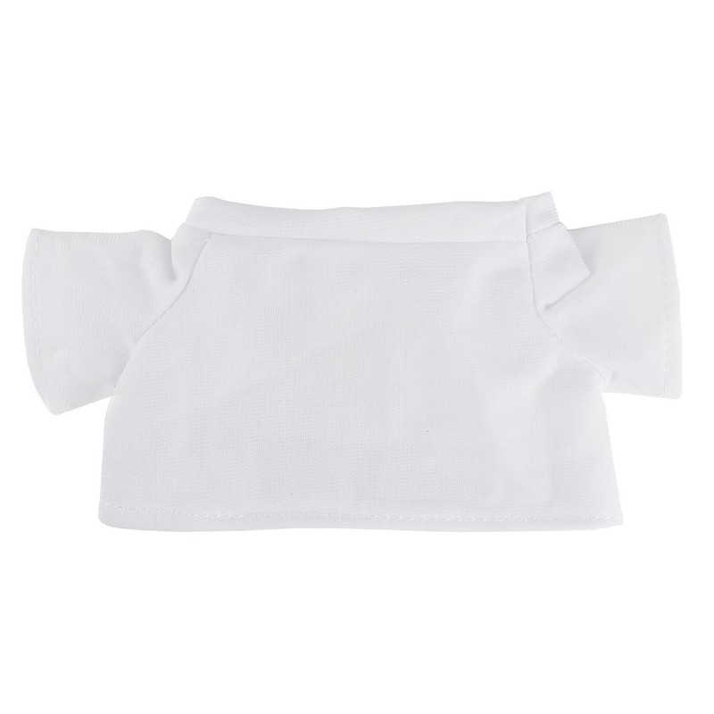 Beige teddy bear with T-shirt suitable for sublimation