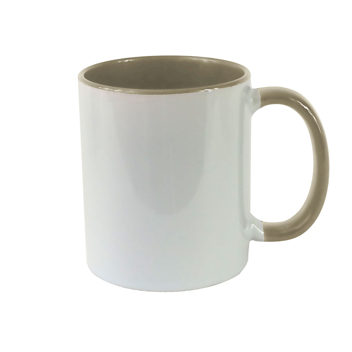 Inside and handle color sublimation mug