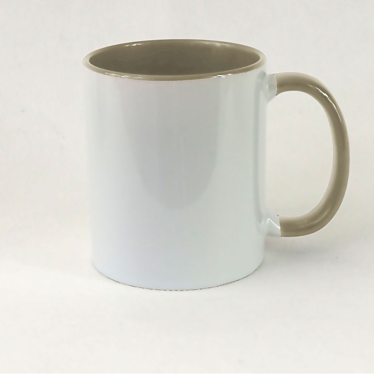 Inside and handle color sublimation mug