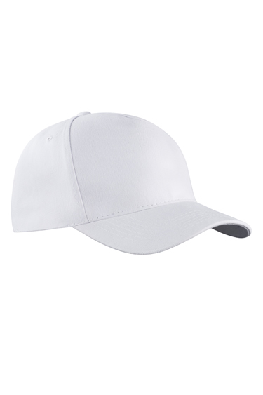 Peaked cap 5-panels with metal clip