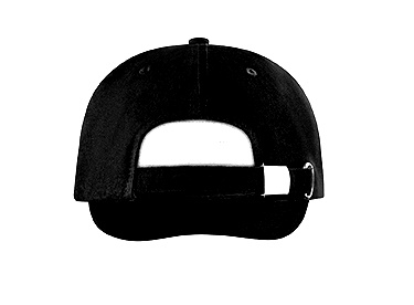 Peaked cap 5-panels with metal clip