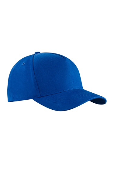 Peaked cap 5-panels with metal clip