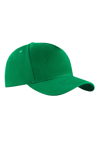 Peaked cap 5-panels with metal clip