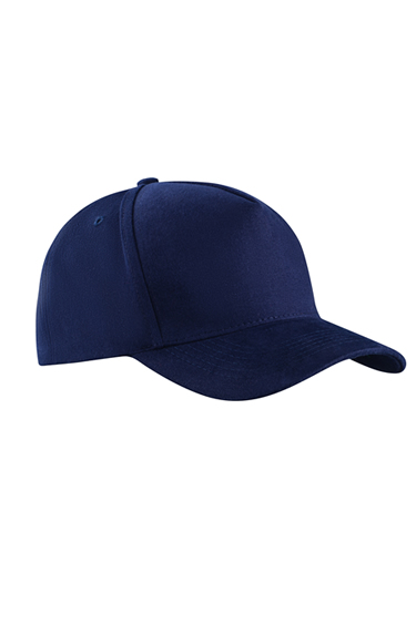 Peaked cap 5-panels with metal clip