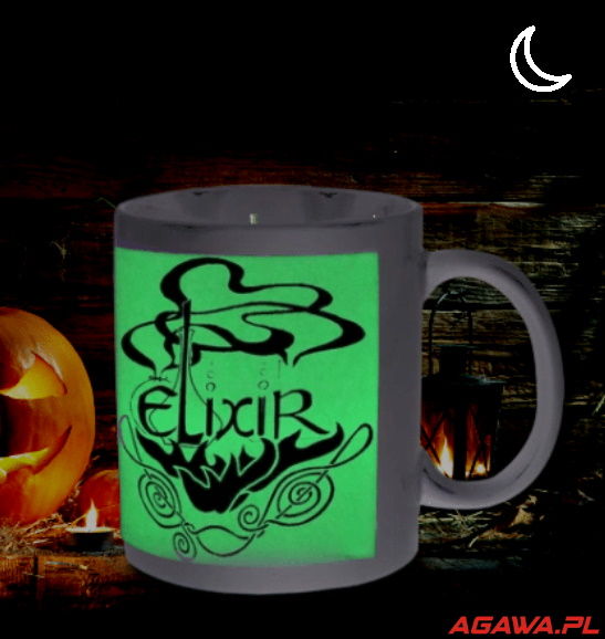 Glow in the dark mug for sublimation