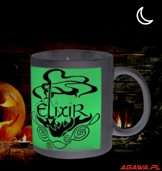 Glow in the dark mug for sublimation