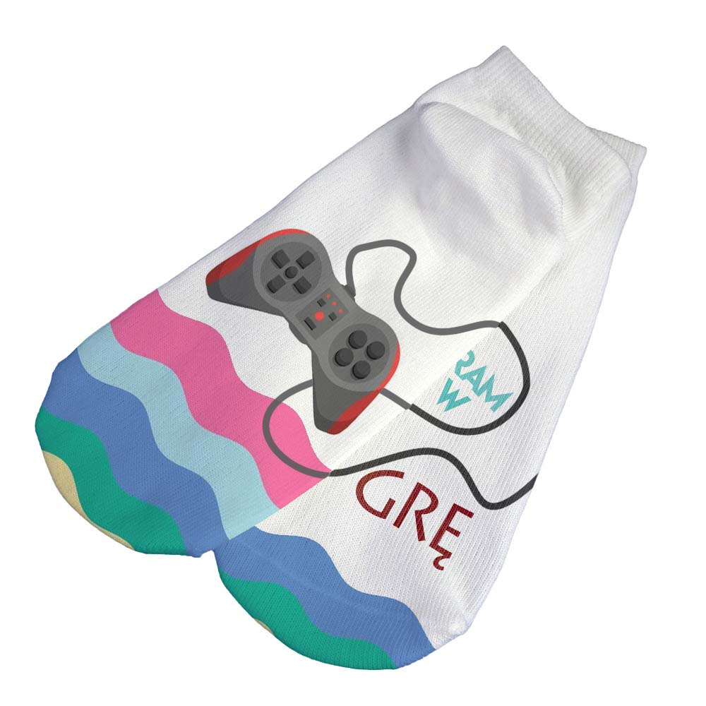 Short socks for allover sublimation (size 39 - 42)