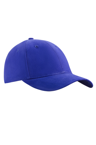 Peaked cap 6-panels with metal clip