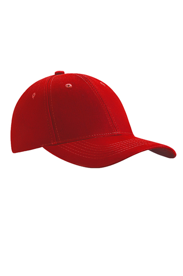 Peaked cap 6-panels with metal clip