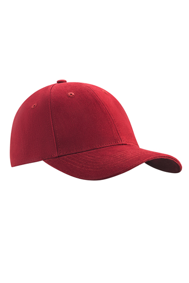 Peaked cap 6-panels with metal clip