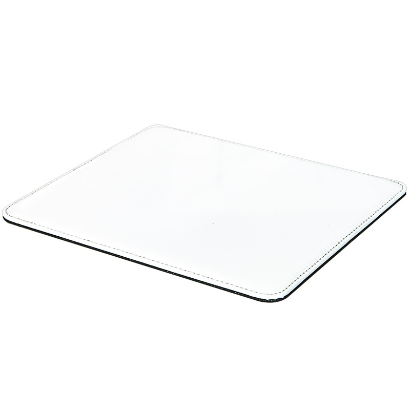 Leather imitation mouse pad for sublimation - sewn-edges