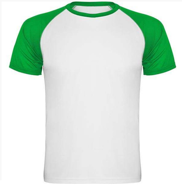 Sublimation T-shirt with colour sleeves