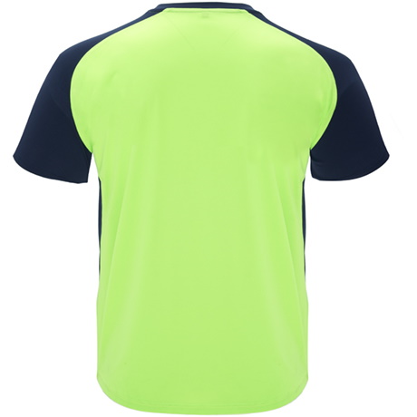 Sublimation T-shirt with colour side panels and sleeves