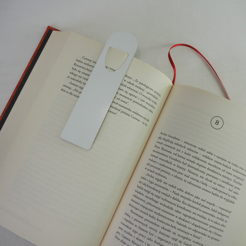 Sublimation metal bookmark