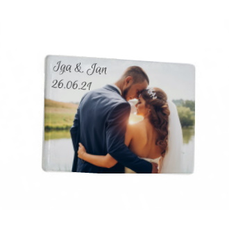 Sublimation ceramic fridge magnet - rectangular - 10 pieces