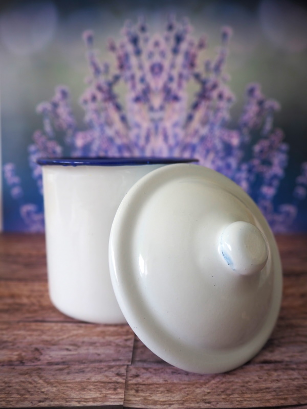 Enamel Steel Sublimation Mug - Coloured Rim