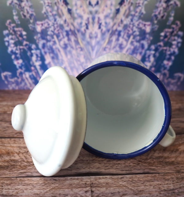Enamel Steel Sublimation Mug - Coloured Rim