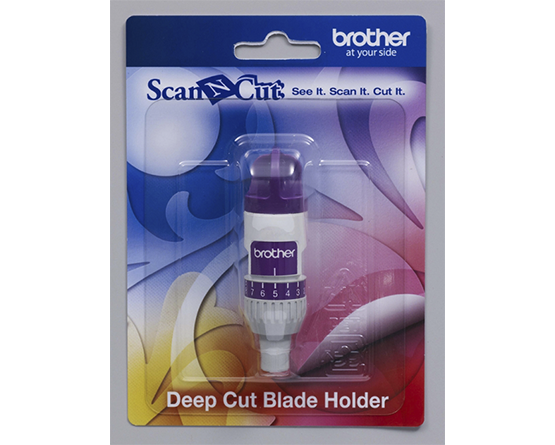 Deep cut blade holder for Brother SDX plotters