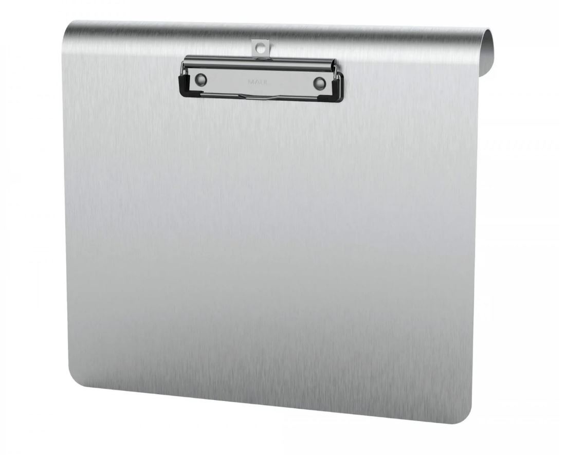 Aluminium clipboard MAULmedic with stainless steel clip