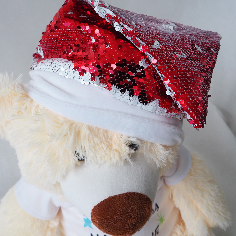 Sequin Christmas cap for kids