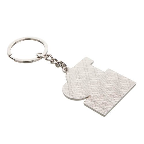 I love - metal keychain for sublimation