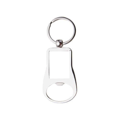 Metal keychain bottle opener for sublimation and engraving overprint