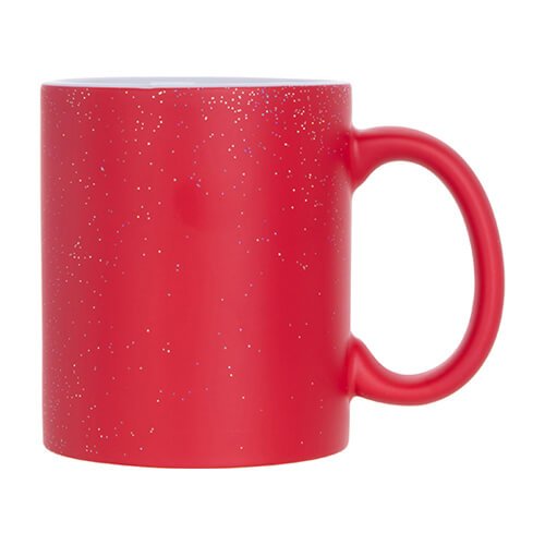 Glitter color changing sublimation and engraving mug