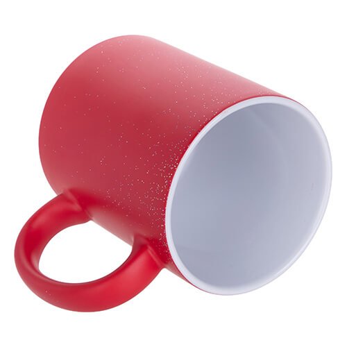 Glitter color changing sublimation and engraving mug