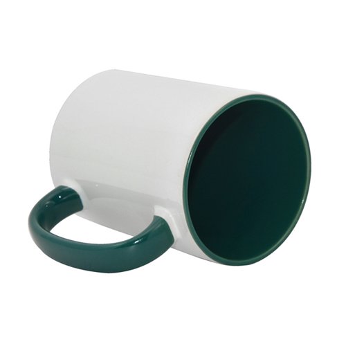 Inside and handle color sublimation mug - big