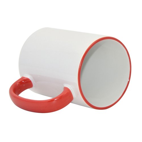 Big color handle sublimation mug