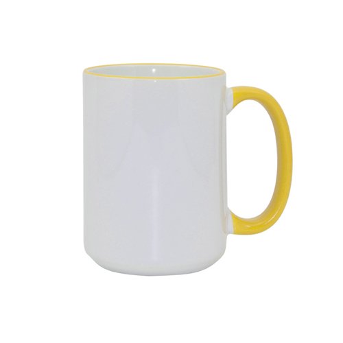 Big color handle sublimation mug