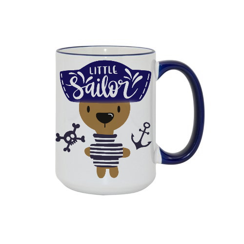 Big color handle sublimation mug