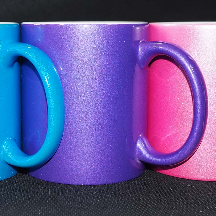 Pearl metallic sublimation mug