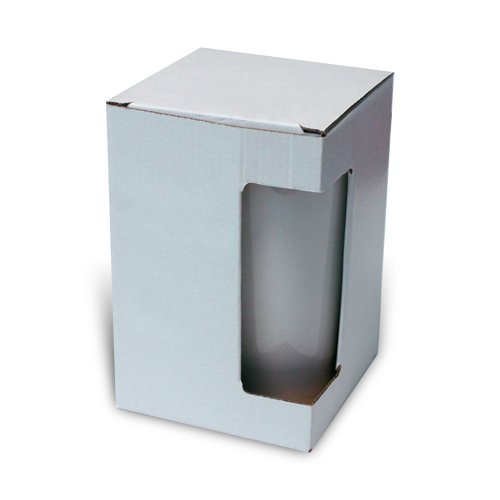 Box with window for big latte mug - 10 pieces