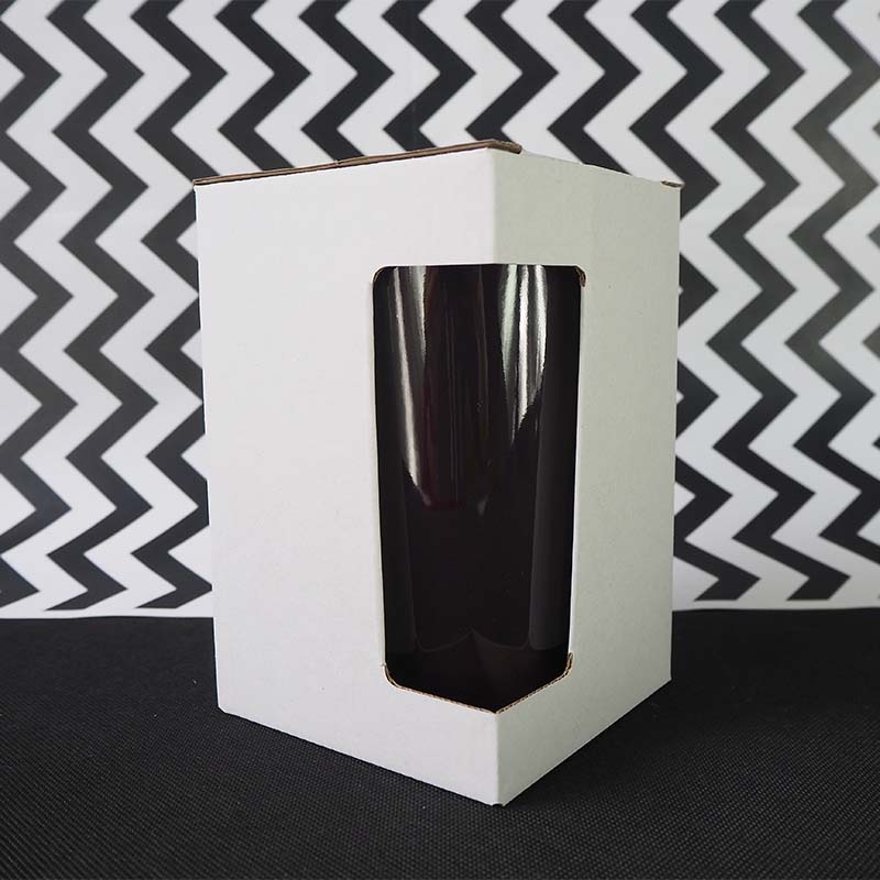 Box with window for big latte mug - 10 pieces