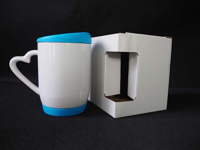 Box with window for big mugs - 10 pieces