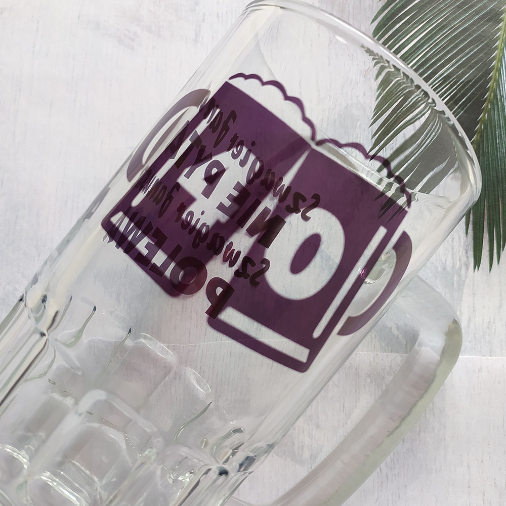 Glass stein for sublimation